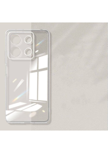 Xiaomi Redmi Note 13 4g Kılıf Kamera Korumalı Renksiz Şeffaf Esnek Silikon Kapak fiyatları