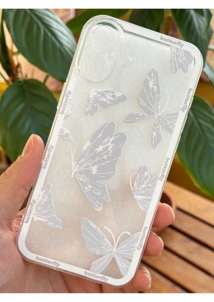 Apple iPhone 16 Kılıf Tasarımlı Desenli Kamera Korumalı Şeffaf Kelebek Yumuşak Silikon Kapak fiyatları