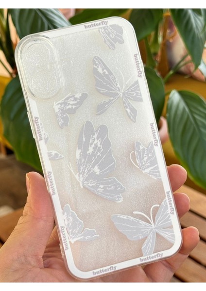 Apple iPhone 16 Kılıf Tasarımlı Desenli Kamera Korumalı Şeffaf Kelebek Yumuşak Silikon Kapak fırsatları