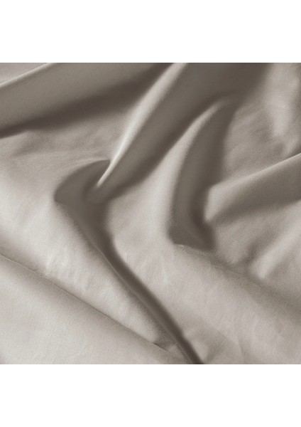 %100 Pamuk Percale Lastikli Çarşaf 200X200 cm Taş Rengi - Pure Serisi fiyatları