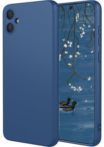 Samsung Galaxy A06 Kılıf Kadife Lansman Soft Yumuşak Liquid Silikon Kamera Korumalı Kapak