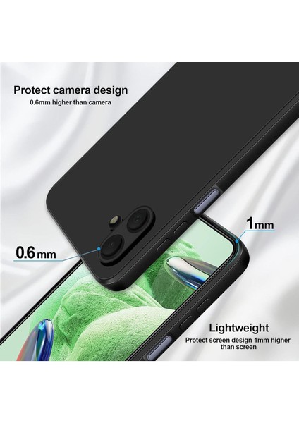 Samsung Galaxy A06 Kılıf Kadife Lansman Soft Yumuşak Liquid Silikon Kamera Korumalı Kapak
