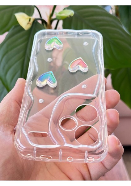 Xiaomi Redmi Note 13 Pro Plus Kılıf 3D Kalpli Inci Tasarımlı Desenli Kamera Korumalı Silikon Kapak indirimleri