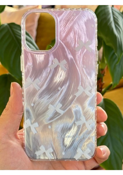 Apple iPhone 16 Kılıf Parlak Fiyonk Desenli Darbe Emici Kamera Çıkıntılı Renkli Silikon Kapak modelleri