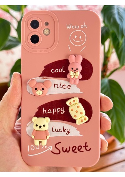 Apple iPhone 11 Kılıf Desenli Tasarımlı Figürlü Kamera Korumalı Silikon Renkli Kapak fiyatları