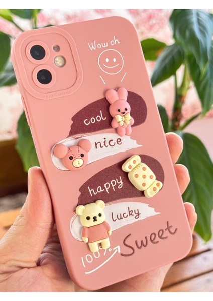 Apple iPhone 11 Kılıf Desenli Tasarımlı Figürlü Kamera Korumalı Silikon Renkli Kapak fırsatları