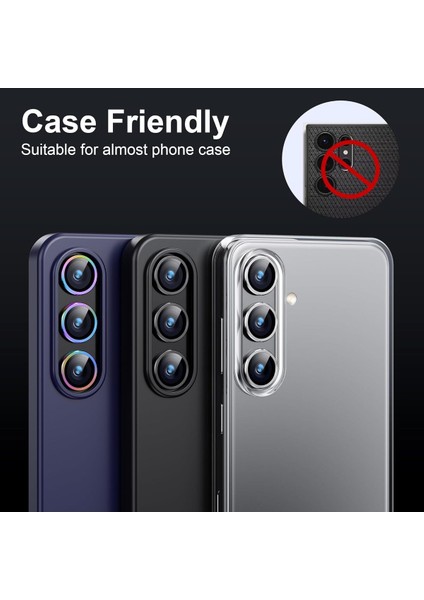 Samsung Galaxy S25 Kamera Koruma Renkli Lens Koruyucu Temperli Cam Koruma fırsatları