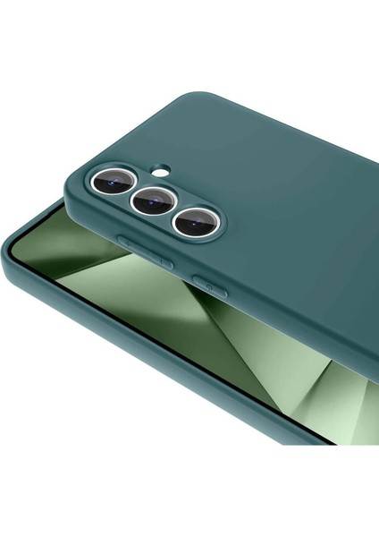Samsung Galaxy S25 Plus Kılıf Kadife Lansman Soft Yumuşak Liquid Silikon Kamera Korumalı Kapak