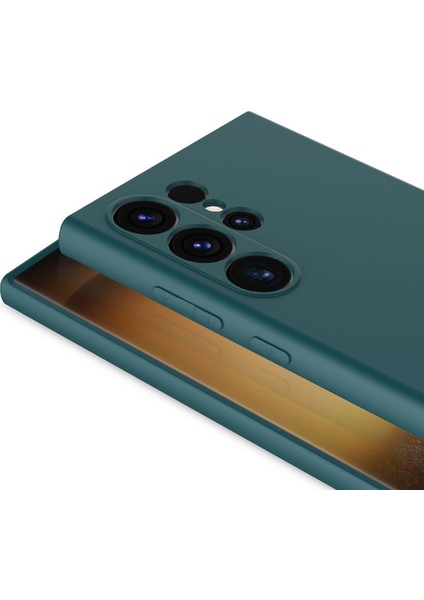 Samsung Galaxy S25 Ultra Kılıf Kadife Lansman Soft Yumuşak Liquid Silikon Kamera Korumalı Kapak modelleri