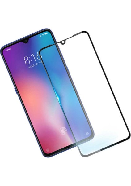 Xiaomi Mi 9 Lite Tam Ekran Koruyucu Kırılmaz Cam 9H Temperli Koruma Dayanıklı 5D