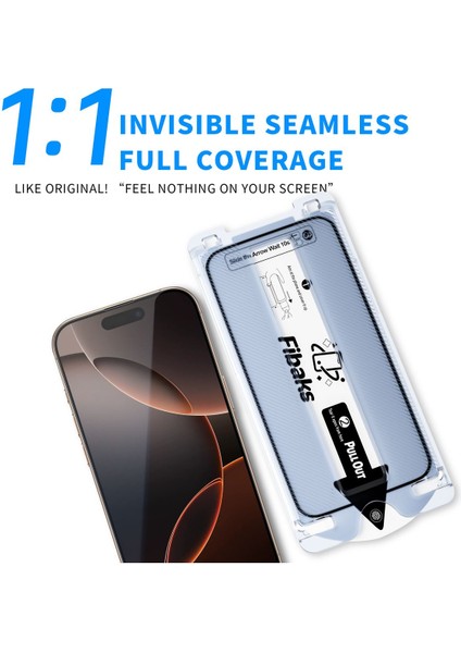 Apple iPhone 12 Pro Max Uyumlu Kolay Uygulama Aparatlı Siyah Çerçeveli Tam Kapatan Cam Ekran Koruyucu indirimleri