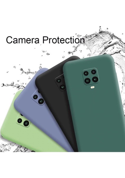 Xiaomi Redmi Note 9 Pro Kılıf Kadife Lansman Soft Yumuşak Liquid Silikon Kamera Korumalı Mara