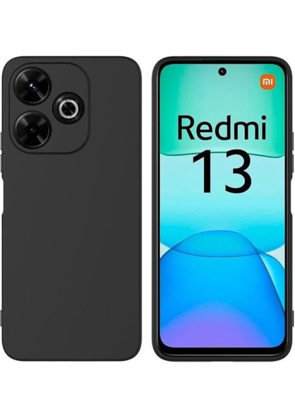 Xiaomi Redmi 13 4g Kılıf Kadife Lansman Soft Yumuşak Liquid Silikon Kamera Korumalı Kapak