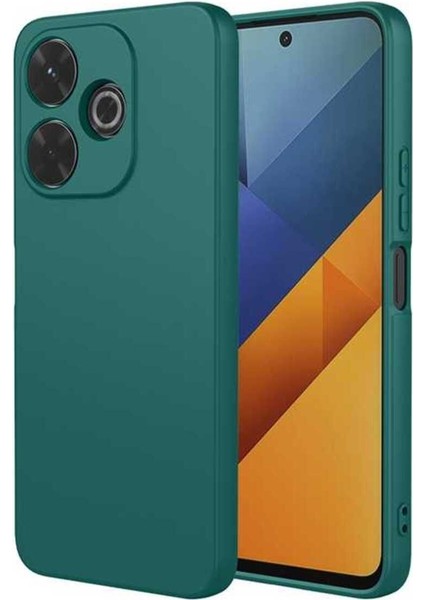 Xiaomi Redmi 13 4g Kılıf Kadife Lansman Soft Yumuşak Liquid Silikon Kamera Korumalı Kapak