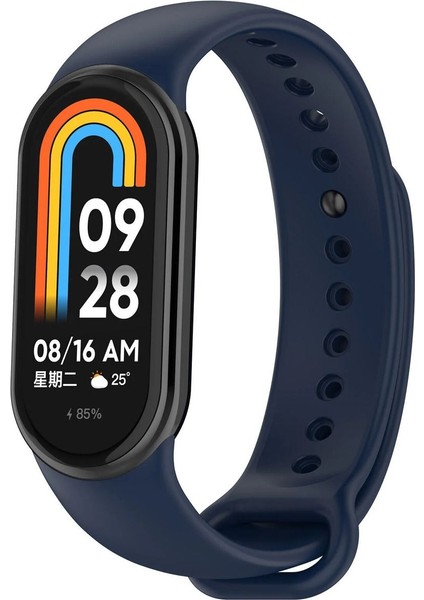 Xiaomi Mi Band 8/9 Kordon Akıllı Bileklik Kordonu Klasik Renkli Silikon Kayış Bileklik