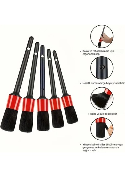 Premium 26 Parça Ful+Ful Profesyonel Araç Detaylı Temizlik Seti, Matkap Uçlu Ultra Sağlam Tam Set modelleri