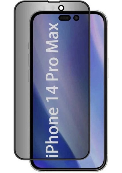 Apple iPhone 14 Pro Uyumlu Tam Kapatan Tamperli Hayalet Gizlilik Filtreli Cam Ekran Koruyucu modelleri