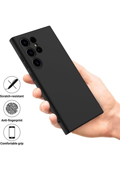 Samsung Galaxy S25 Ultra Kılıf Kadife Lansman Soft Yumuşak Liquid Silikon Kamera Korumalı Kapak fırsatları
