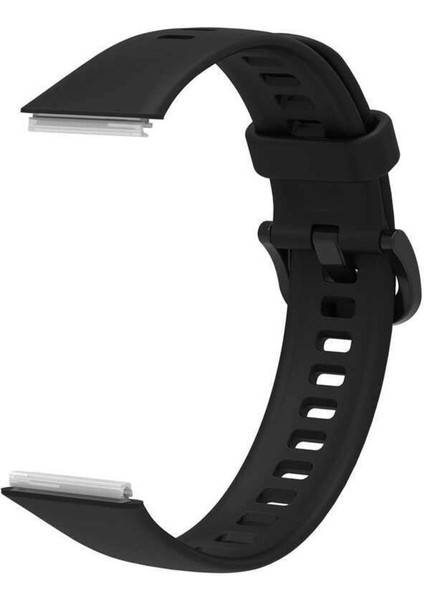 Huawei Band 7 Uyumlu A+ Kalite Klipsli Renkli Silikon Kordon Kayış Bileklik