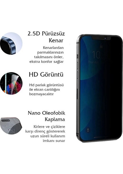Apple iPhone 12 Pro Max Uyumlu Kolay Uygulama Aparatlı Siyah Çerçeveli Tam Kapatan Hayalet Cam Ekran Koruyucu fırsatları
