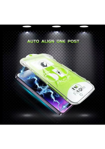 Apple iPhone 11 Pro Max Uyumlu Kolay Uygulama Aparatlı Siyah Çerçeveli Tam Kapatan Cam Ekran Koruyucu modelleri