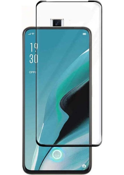 Oppo Reno 2z Tam Ekran Koruyucu Kırılmaz Cam 9H Temperli Koruma Dayanıklı 5D