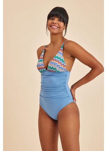 Hawaii Mavi Toparlayıcı Üçgen Mayo