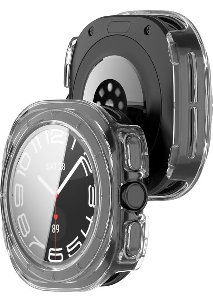 Samsung Galaxy Watch Ultra 47MM Uyumlu Kasa ve Ekran Koruyucu 360 Tam Koruma Kapak fırsatları