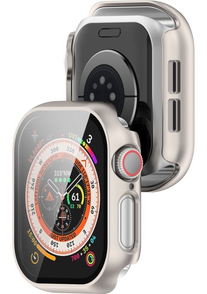 Apple Watch Series 10 42MM Kılıf Kasa ve Ekran Koruyucu 360 Tam Koruma Kapak