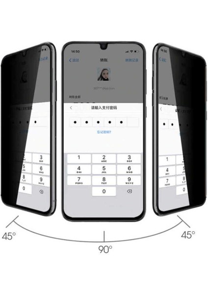 Samsung Galaxy A35 Uyumlu Hayalet Ekran Koruyucu Tam Kapatan Gizli Tamperli Cam