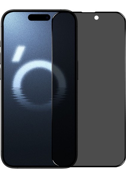 Apple iPhone 16 Pro Max Uyumlu Hayalet Ekran Koruyucu Tam Kapatan Gizli Tamperli Cam