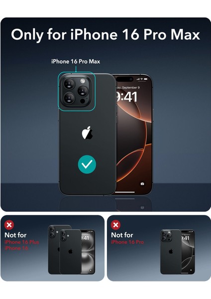 Apple iPhone 16 Pro Max Uyumlu Hayalet Ekran Koruyucu Tam Kapatan Gizli Tamperli Cam fiyatları