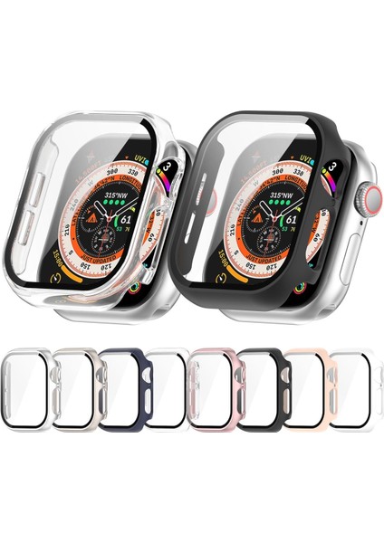 Apple Watch Series 10 42MM Kılıf Kasa ve Ekran Koruyucu 360 Tam Koruma Kapak