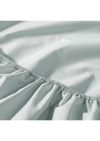 %100 Pamuk Percale Lastikli Çarşaf 160X200 cm Mavi - Pure Serisi modelleri