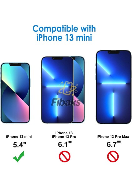 Apple iPhone 13 Mini Tam Ekran Koruyucu Kırılmaz Cam 9H Temperli Koruma Dayanıklı 5D fiyatları