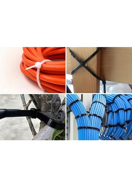 100 Adet 30 cm Siyah Elektrik Kablosu Kablo Bağı Cırt Klips Plastik Kelepçe Cırt Cırt Kelepçe indirimleri