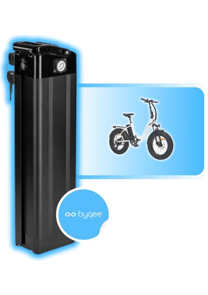 Voniq Eco S Elektrikli Bisiklet Batarya - 36V - 20 Ah ( Pil: DMEGC, Sağlık: >%100 )