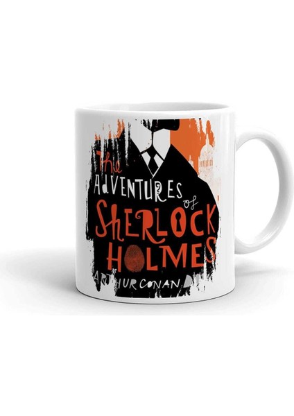Sherlock Holmes Seramik Ithal Porselen Seramik Kupa Bardak