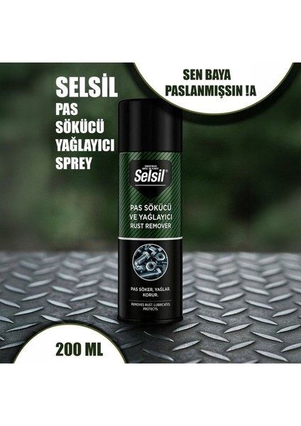 Pas Sökücü ve Yağlayıcı 200 ml Çelik Kutu fırsatları