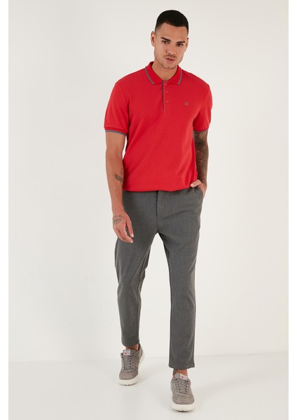 % 100 Pamuk Düğmeli Regular Fit Polo Yaka T Shirt Erkek POLO YAKA T SHİRT 5902118 fırsatları