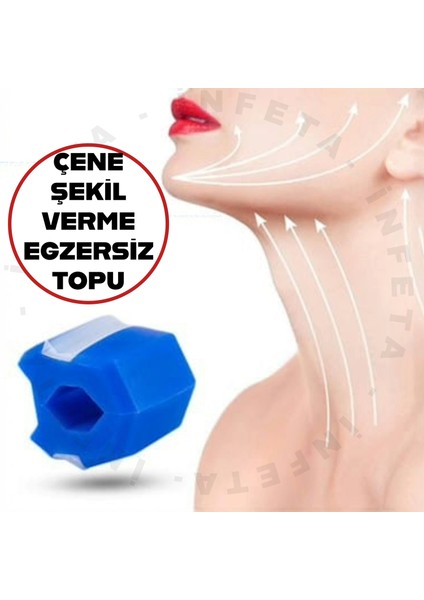 Unisex Ağız Çene Egzersiz Kas Geliştirme Topu