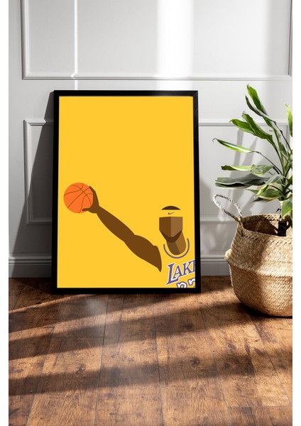 Lebron James Çerçeveli Tablo - Basketbol Nba Posteri Tablo fiyatları