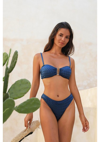 Olympos Petrol Mavisi Toparlayıcı Bikini Altı