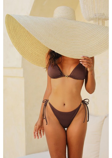 Assos Mocha Yandan Ip Bağlamalı Bikini Altı