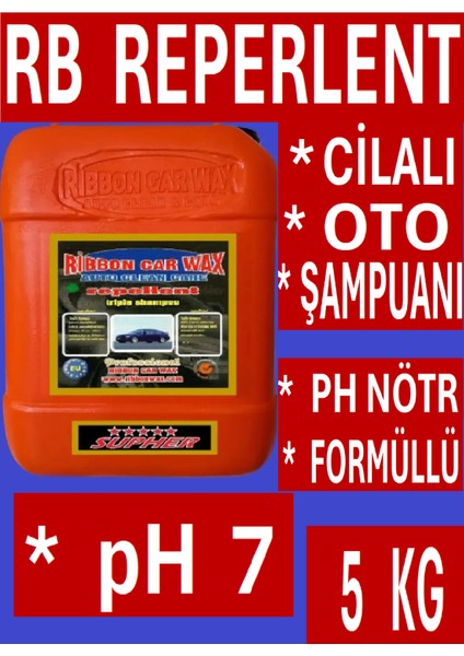 Ribbonwax Rb Reperlent ( Cilalı Oto Yikama Şampuanı ) 5 Lt
