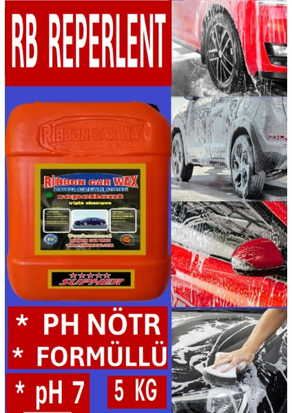 Ribbonwax Rb Reperlent ( Cilalı Oto Yikama Şampuanı ) 5 Lt fiyatları