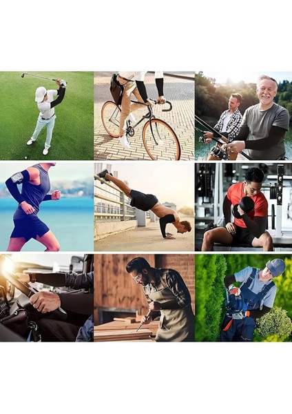 Motosiklet Yarım Kolluk, Bisiklet Yarım Kolluk, Tenis ve Spor Için Güneş Koruyucu Esnek Yarım Kolluk indirimleri