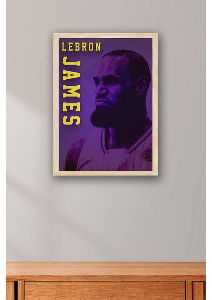 Lebron James Çerçeveli Tablo - Basketbol Nba Posteri Tablo fiyatları