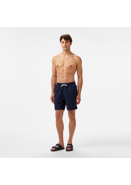 Erkek Lacivert Regular Fit Deniz Şortu T55001T.4NV