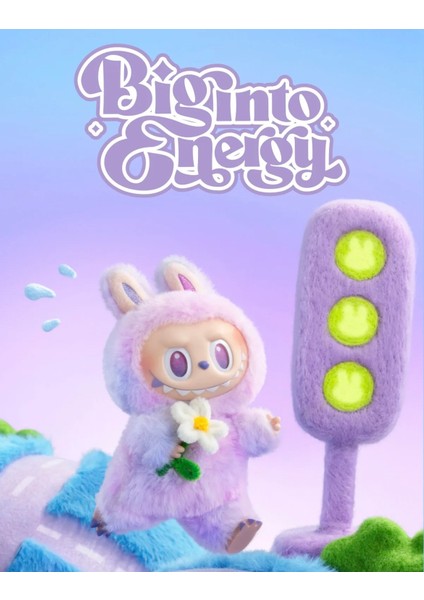 Labubu Oyuncak , Şanslı Kör Kutu, Canavar Peluş Bebek Oyuncak, Big Into Energy Series (1 Kutu)